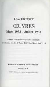 image: Book covers: Trotsky: Oeuvres